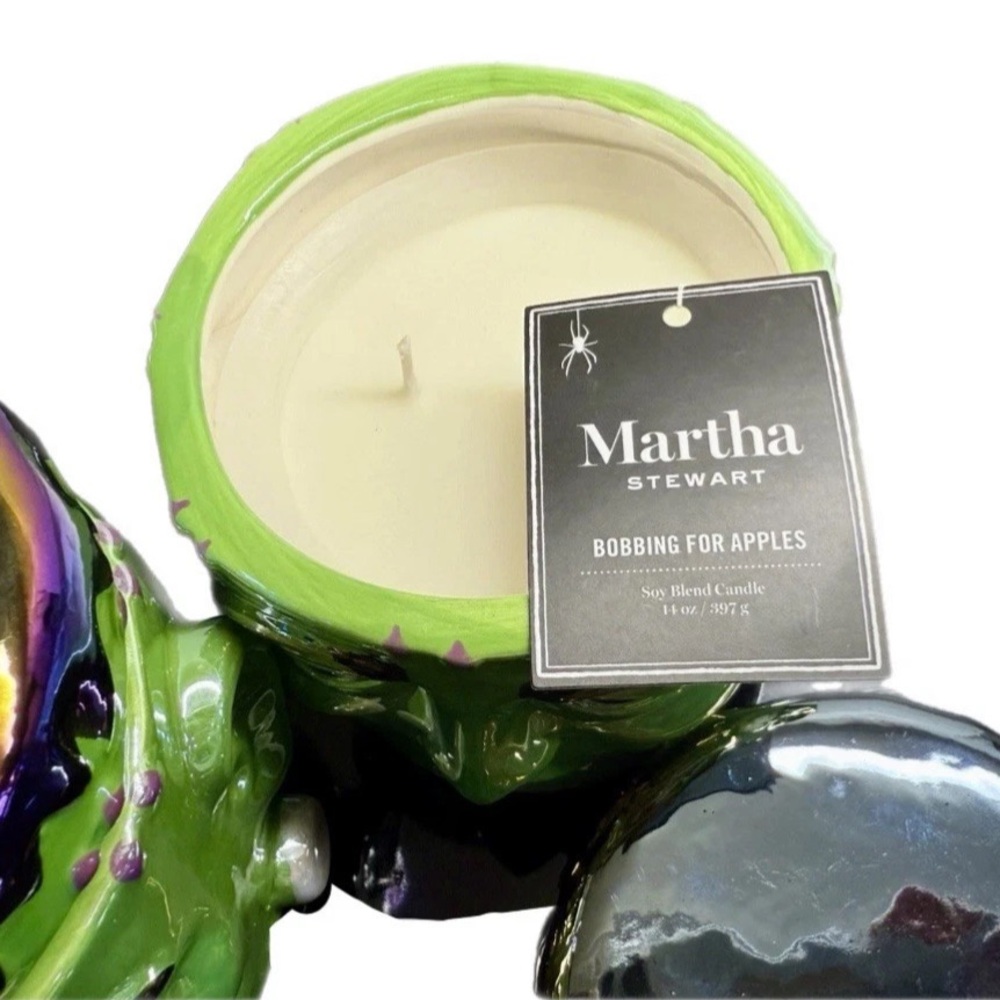 LAST ONE! NEW MARTHA STEWART Iridescent FRANKENSTEIN Halloween Candle - Picture 6 of 8